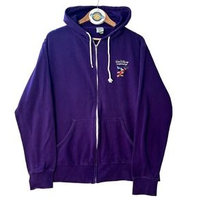 Walt Disney Imagineering Purple Zip-Up Hoodie